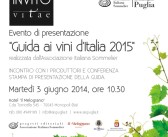 Presentazione della Guida ai Vini d’Italia dell’Associazione Italiana Sommelier